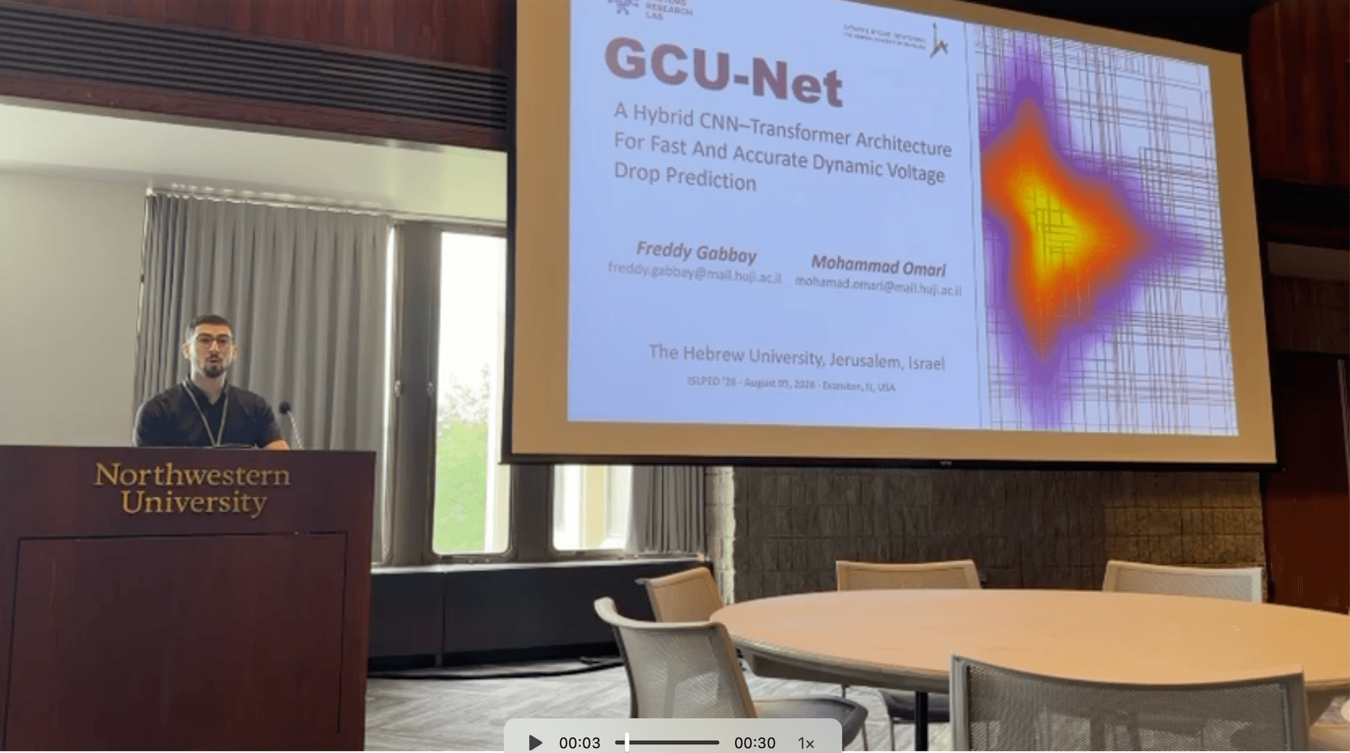 GCU-NET talk at ISLPED