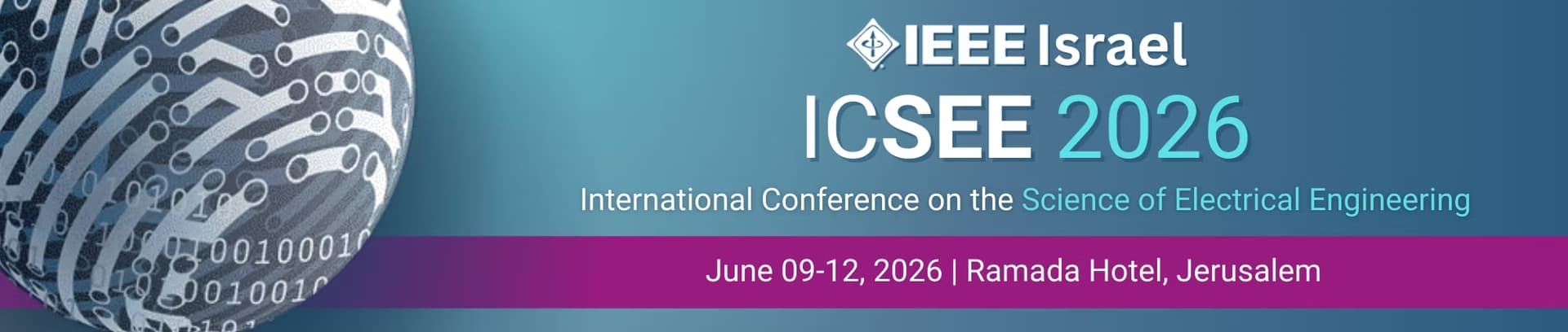 ICSEE 2026, Jerusalem 10-11 June.